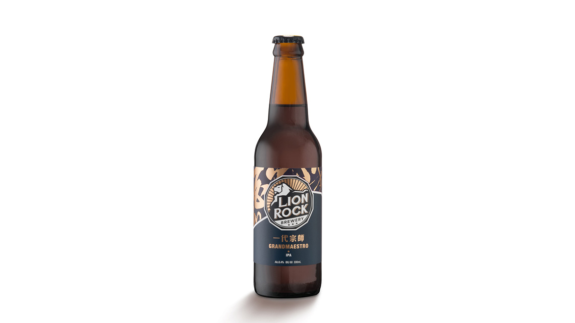 Lion Rock Brewery Beer Bottle Product Photography